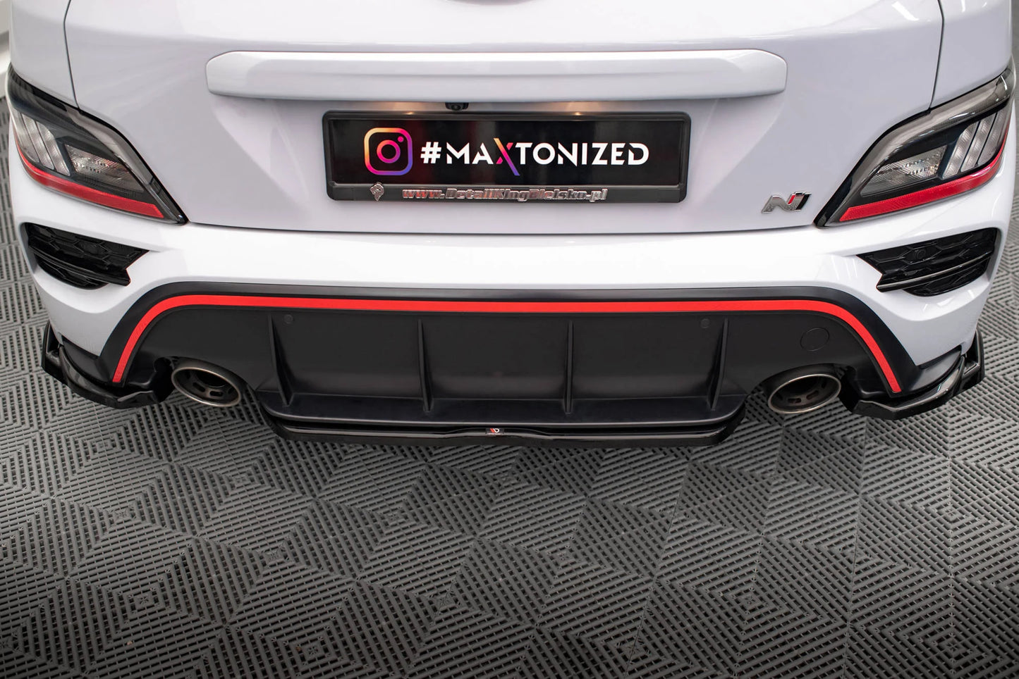 Central Arriere Splitter Hyundai Kona N Mk1 HY-KO-1-N-RD1G
