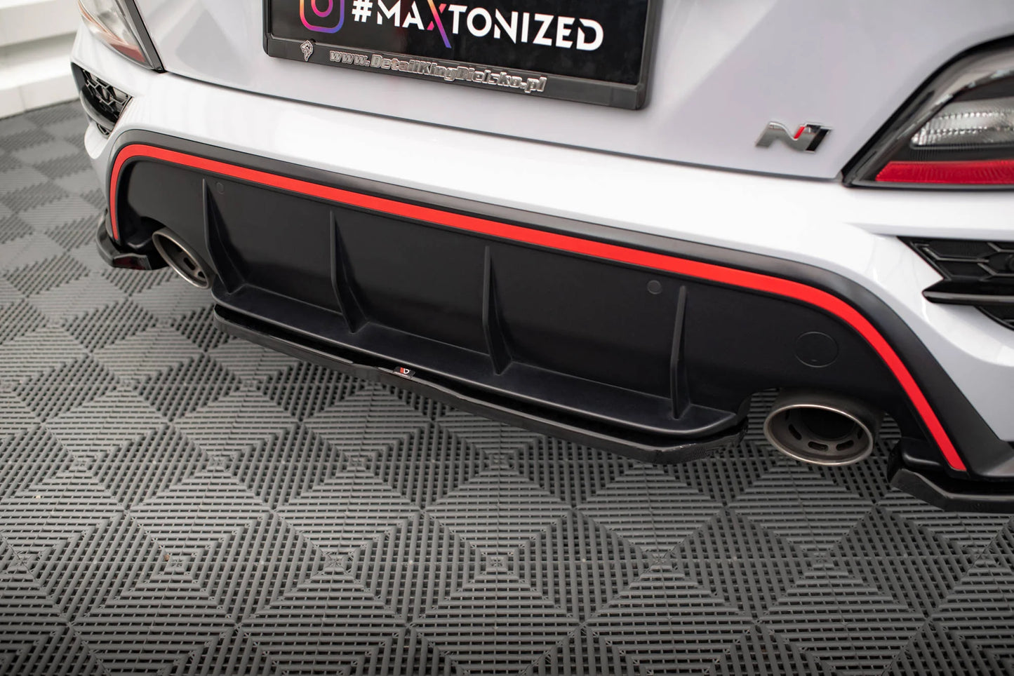 Central Arriere Splitter Hyundai Kona N Mk1 HY-KO-1-N-RD1G
