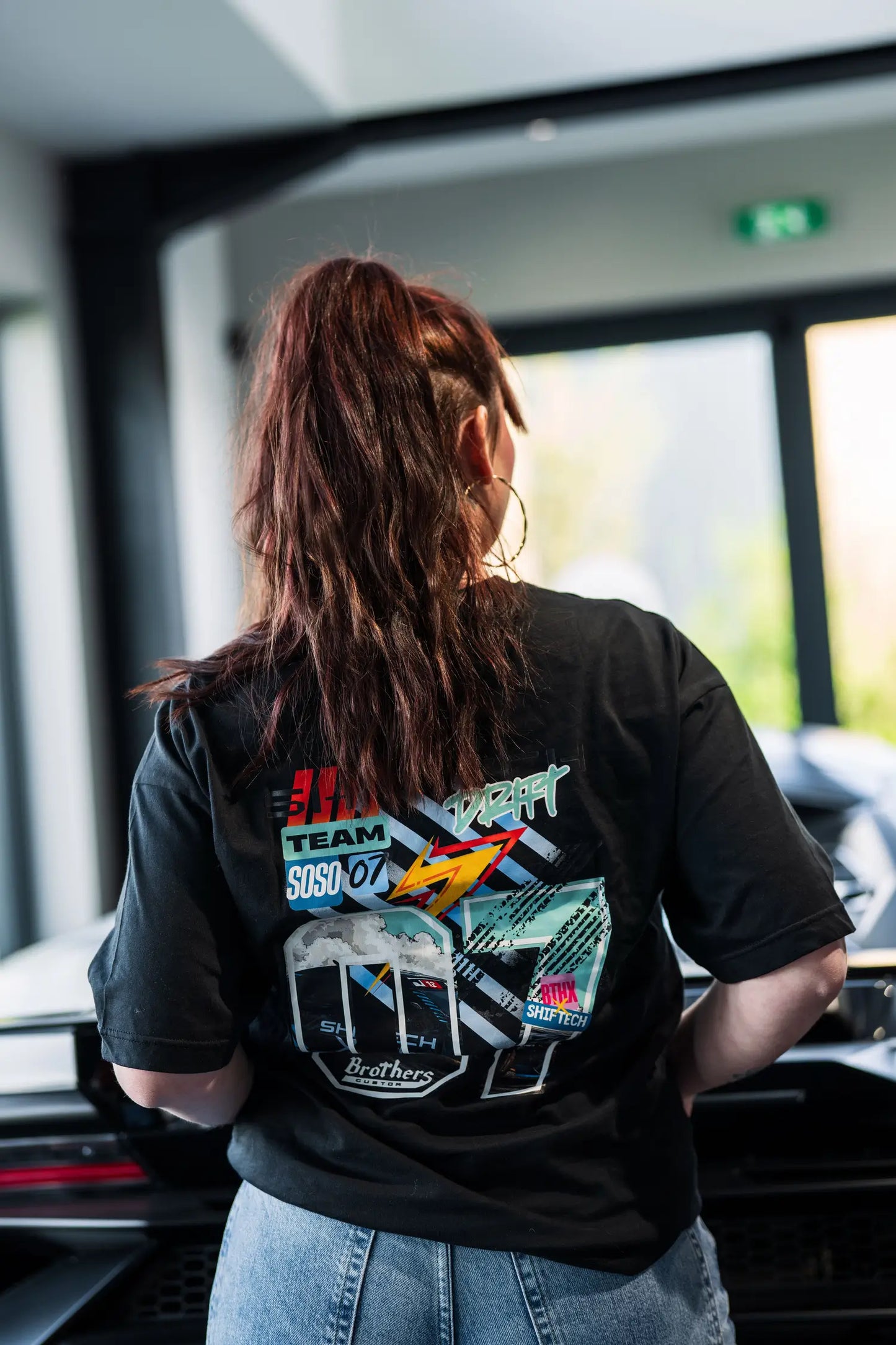 T-shirt manches courtes noir SHIFTECH X BTHX SOSO - Unisexe